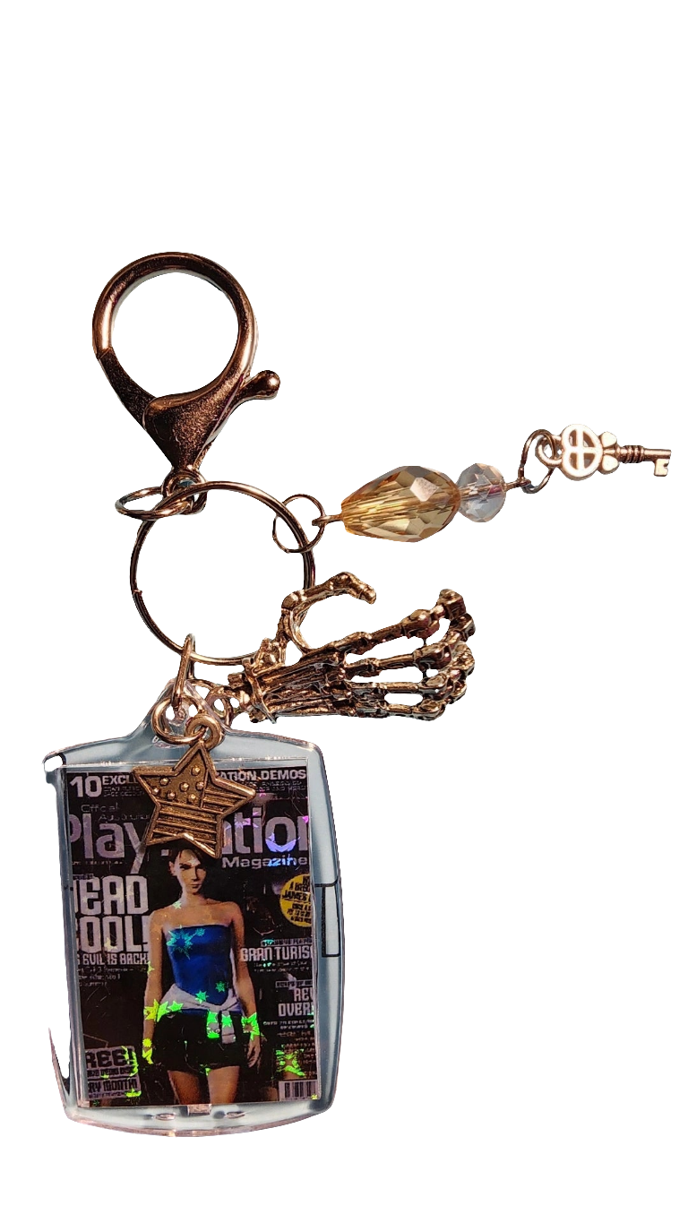 Resident Evil Coquette Keychain (Gyaru Girl)