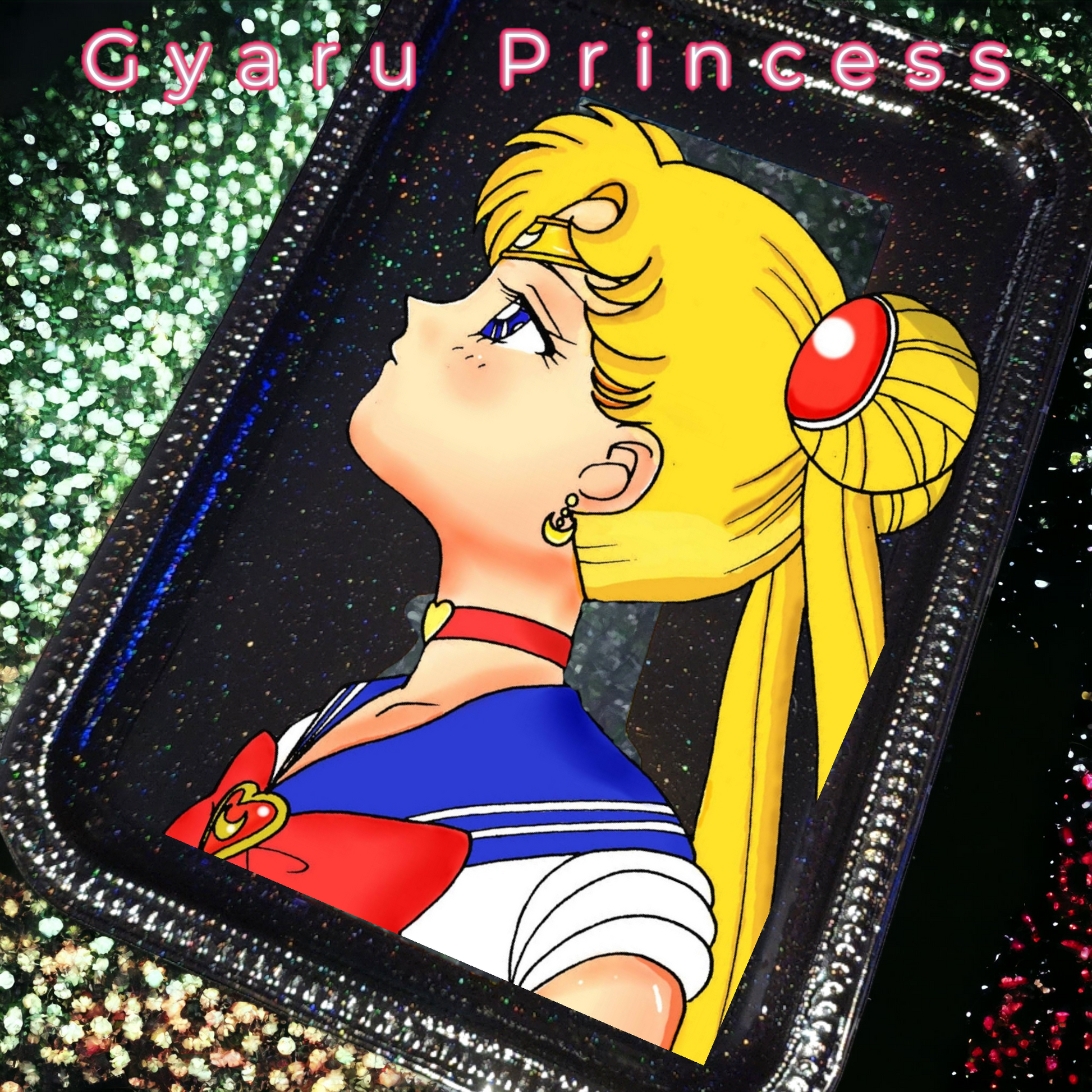 Glow in the dark Sailor Moon Rolling Tray Set 