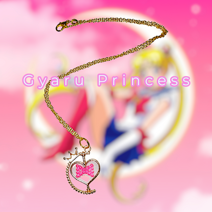 Sailor Moon Spiral Heart Attack Necklace