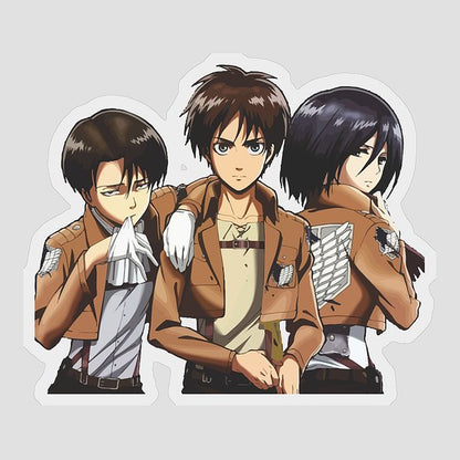 Attack on Titan Holographic Sticker Set (Random 10 pack)