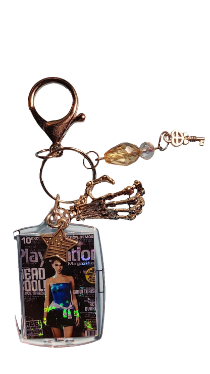 Resident Evil Coquette Keychain (Gyaru Girl)