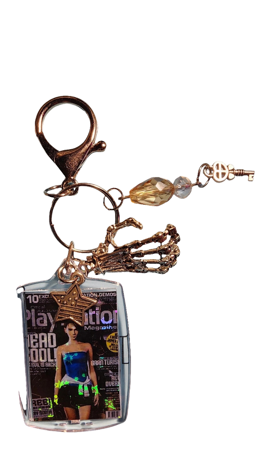 Resident Evil Coquette Keychain (Gyaru Girl)