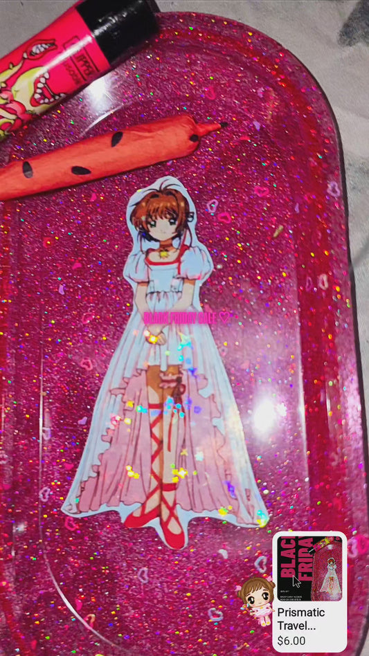 Cardcaptor Sakura Pinkcore Rolling Tray