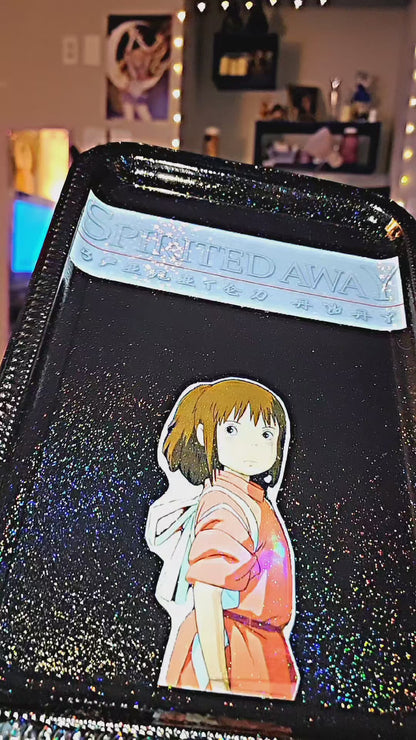Midnight Prismatic Rolling/Trinket Tray (Custom Best Seller)