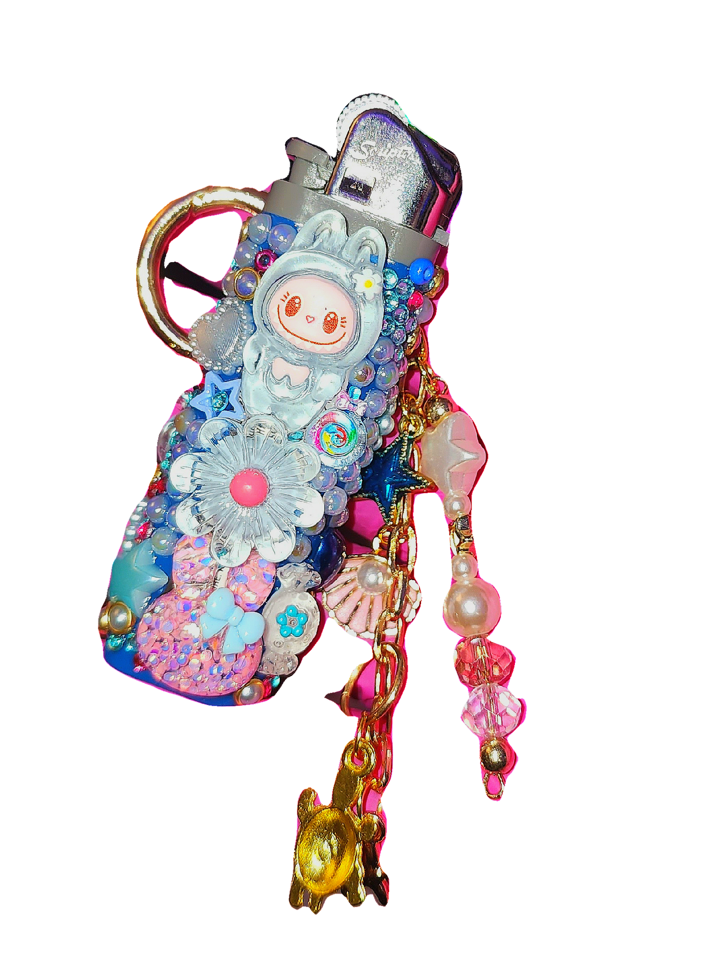 Labubu Inspired Coquette Candy Lighter (Gyaru, Spring Sakura, Smoke Shop)