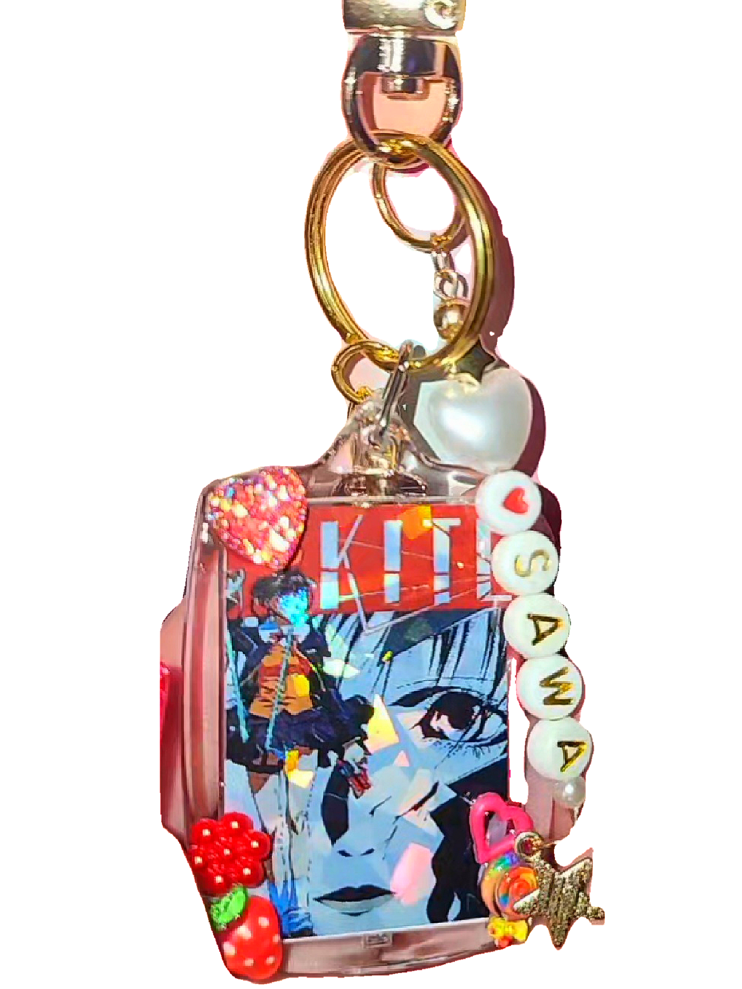A Kite Sawa Coquette Double-Sided Keychain (Gyaru Girl)