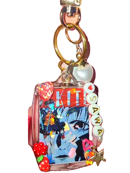 A Kite Sawa Coquette Double-Sided Keychain (Gyaru Girl)