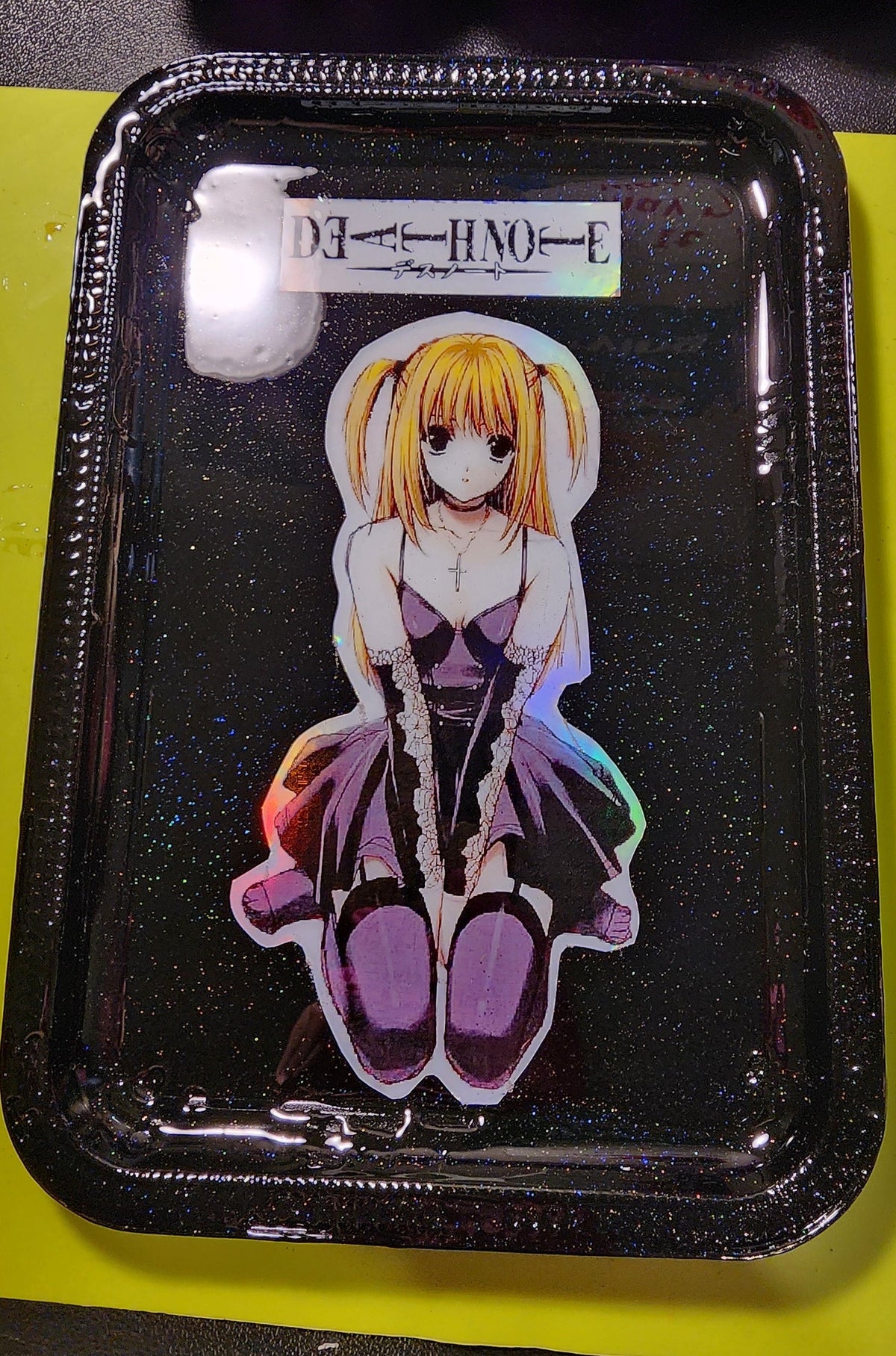 Midnight Prismatic Rolling/Trinket Tray (Custom Best Seller)