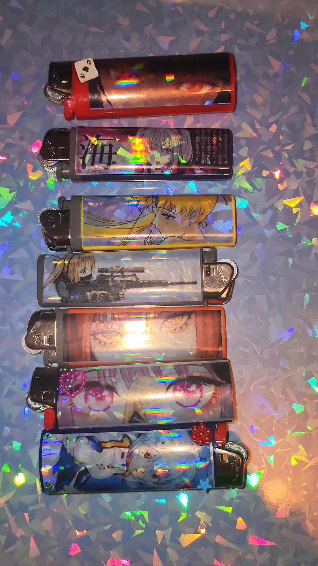 Custom Anime Waifu Lighter (Gyaru Girl/Smoke Shop)