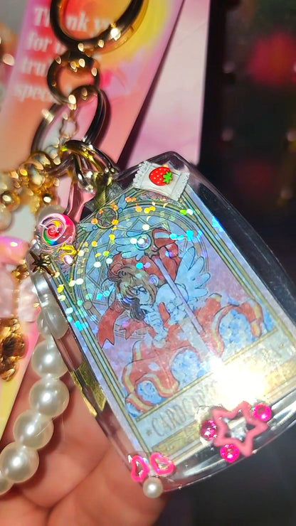 Cardcaptor Sakura Coquette Keychain (Freshwater Pearl)