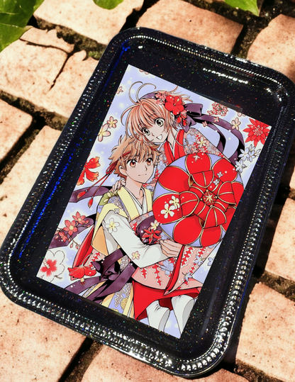 Midnight Prismatic Rolling/Trinket Tray (Custom Best Seller)