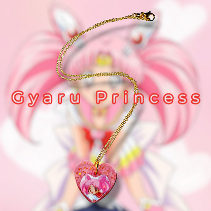 Sailor Chibi Moon Chibi Love Necklace (Pinkcore)