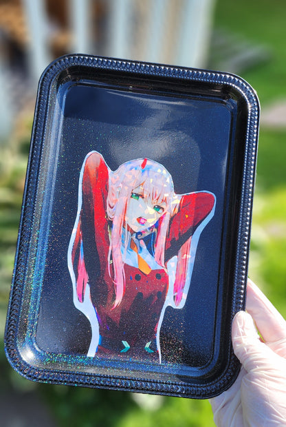 Midnight Prismatic Rolling/Trinket Tray (Custom Best Seller)