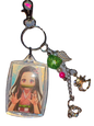 Nezuko Coquette Double-Sided Keychain (Spring Sakura)